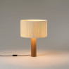 EXPO // Lampe de table Moragas en chêne - Santa & Cole