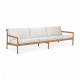 Canapé outdoor JACK 265 cm structure en teck - Ethnicraft
