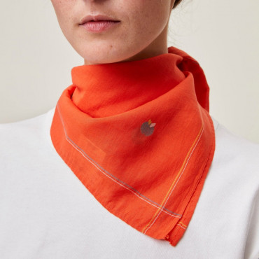 Foulard N°656 Poppy red - Moismont