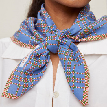 Foulard N°713 Nordic Blue - Moismont