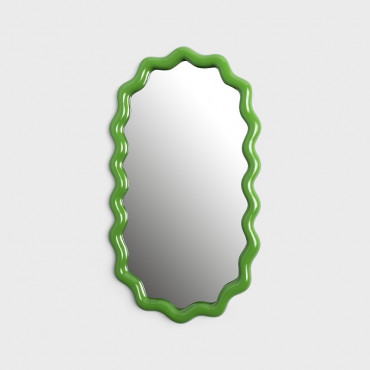 Miroir ZIGZAG ovale vert - & Klevering