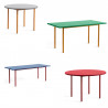 Table ronde ou rectangulaire "Two Colour" (Plusieurs dimensions et coloris disponibles) - Hay