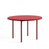 Table ronde ou rectangulaire "Two Colour" (Plusieurs dimensions et coloris disponibles) - Hay