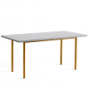 Table ronde ou rectangulaire "Two Colour" (Plusieurs dimensions et coloris disponibles) - Hay