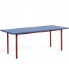 Table ronde ou rectangulaire "Two Colour" (Plusieurs dimensions et coloris disponibles) - Hay