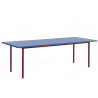 Table ronde ou rectangulaire "Two Colour" (Plusieurs dimensions et coloris disponibles) - Hay