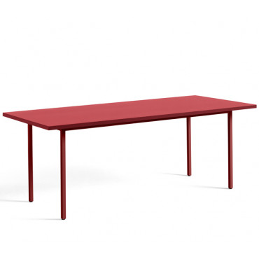 Table ronde ou rectangulaire "Two Colour" (Plusieurs dimensions et coloris disponibles) - Hay