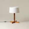 Lampe de table FAD en chêne - Miguel Milá - Santa & Cole