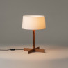 Lampe de table FAD en chêne - Miguel Milá - Santa & Cole