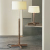 Lampadaire ajustable FAD en chêne - Miguel Milá - Santa & Cole