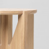 Tabouret / Table d'appoint SIMPLE en chêne massif - Kristina Dam Studio