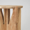 Tabouret / Table d'appoint SIMPLE en chêne massif - Kristina Dam Studio