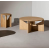 Table basse SIMPLE XL en chêne massif - Kristina Dam Studio