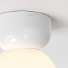 Plafonnier salle de bain Lyra en céramique Ø14 cm - Astro Lighting