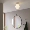 Plafonnier salle de bain Lyra en céramique Ø18 cm - Astro Lighting