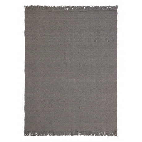 Tapis rectangulaire IVAR coloris grey - Linie Design