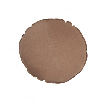 Coussin SALSA rond en lin - Bed And Philosophy