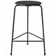 EXPO // Tabouret High Dots H.65 cm All Black - Fritz Hansen