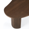 Table basse BOOMERANG en teck vernis brun - Ethnicraft