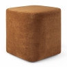 Pouf / Tabouret bas CUBE en velours H.40 cm - Ethnicraft