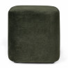 Pouf / Tabouret bas CUBE en velours H.40 cm - Ethnicraft