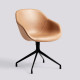 Fauteuil de bureau pivotant ABOUT A CHAIR AAC121 cuir Sense Nougat  |Dossier haut - HAY